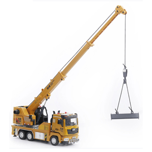 اسباب بازی ماشین فلزی جرثقیل مقیاس 1:40 GLW ENGINEERING VEHICLE_ماشین اسباب بازی